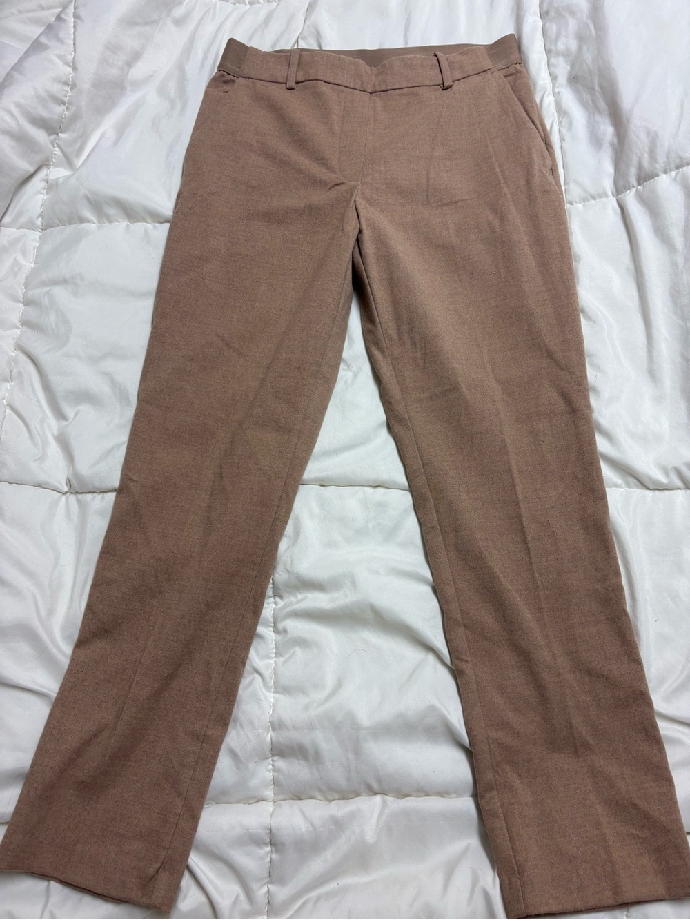 H&M women’s Straight-Leg Dress Pants in Taupe
